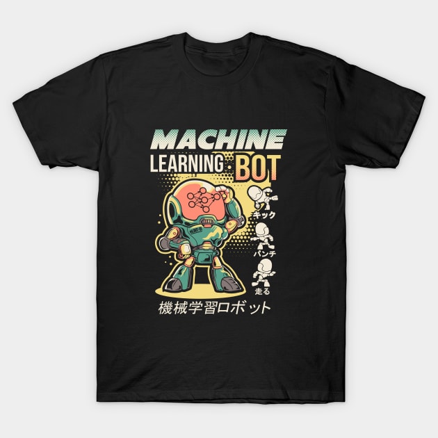 Machine Learning Bot T-Shirt by wuhuli